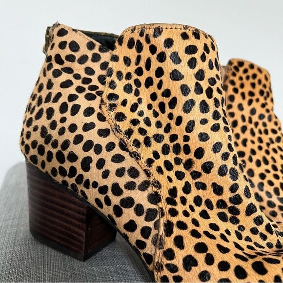 Sole Society Cheetah Dot Calf Hair Bootie // size 8 - Picture 4 of 8